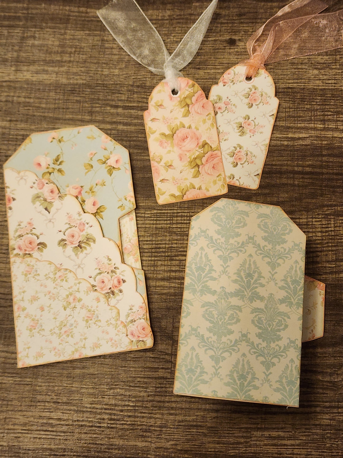 Shabby Chic Pocket Tags Kit