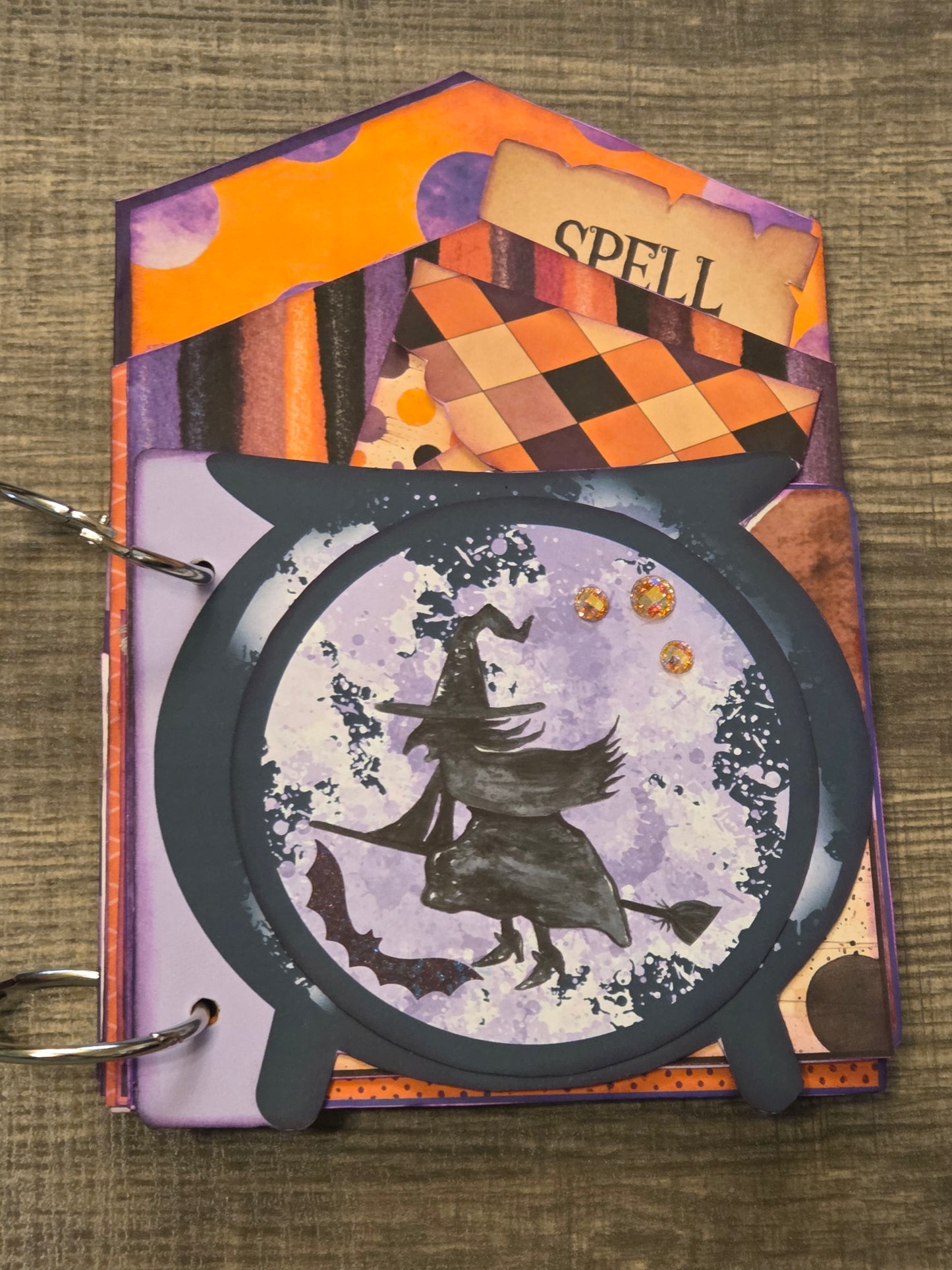 Witches Brew Junk Journal Kit - Ribbon + Velcro Edition