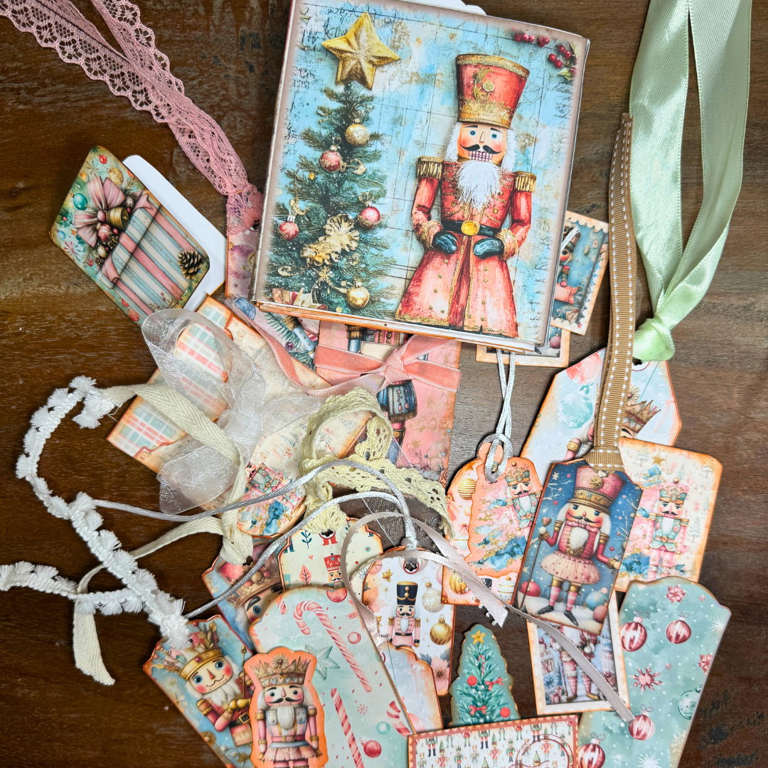 Nutcracker “Memory Keeper” Junk Journal Paper Kit (paper only)