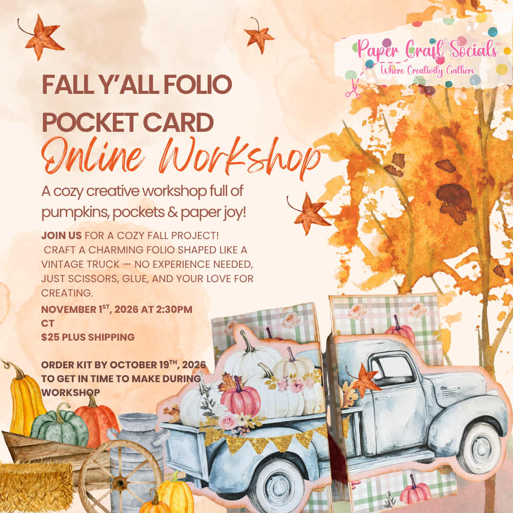 Fall Y’all Folio Pocket Card — Online Workshop