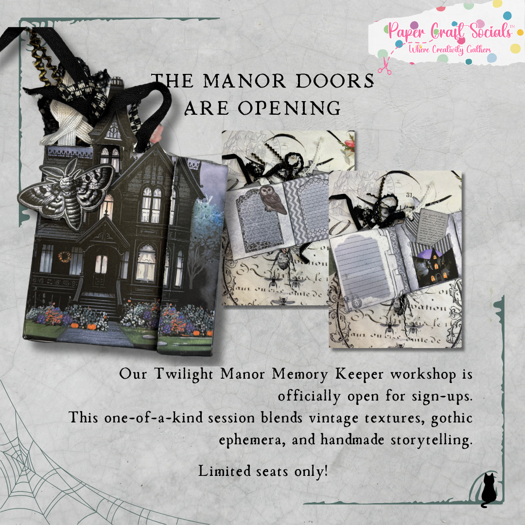 Twilight Manor Memory Keeper Journal Workshop - September 16, 2025