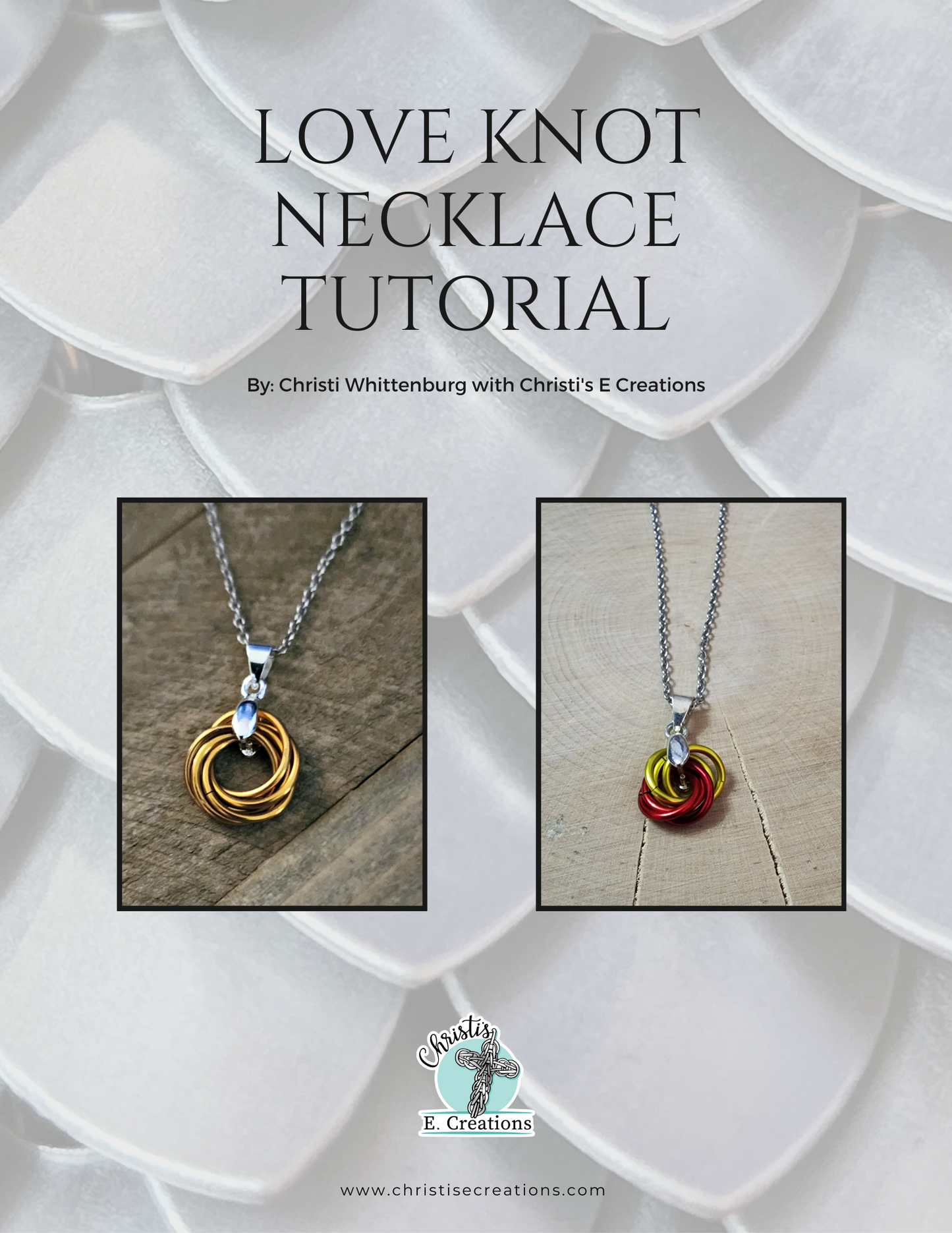 Love Knot Pendant/Necklace Digital Dowload PDF Tutorial