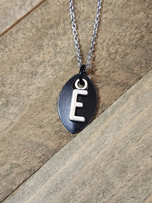 Scalemaille Letter E Initial Necklace