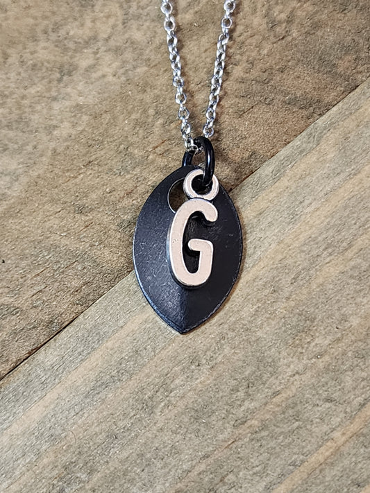 Scalemaille Letter G Initial Necklace