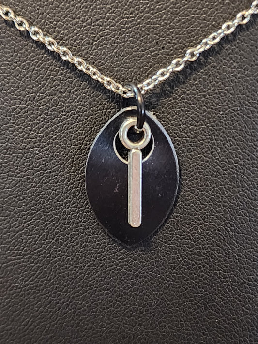 Scalemaille Letter I Initial Necklace