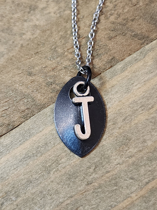 Scalemaille Letter J Initial Necklace