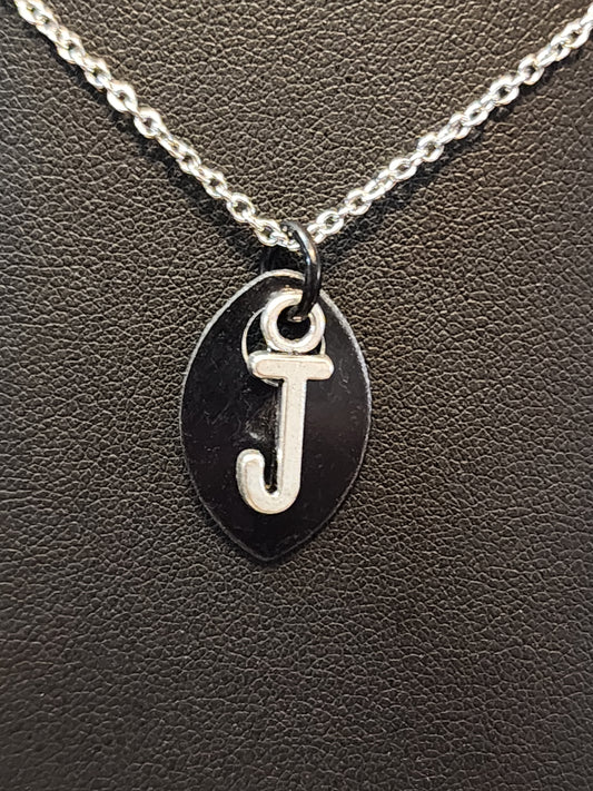Scalemaille Letter J Initial Necklace