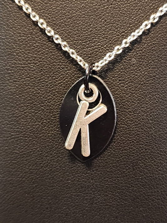 Scalemaille Letter K Initial Necklace