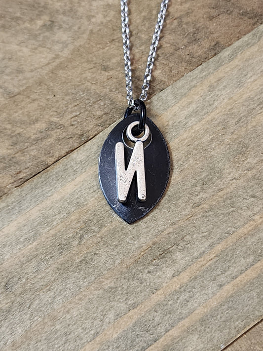 Scalemaille Letter N Initial Necklace