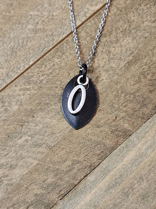 Scalemaille Letter O Initial Necklace
