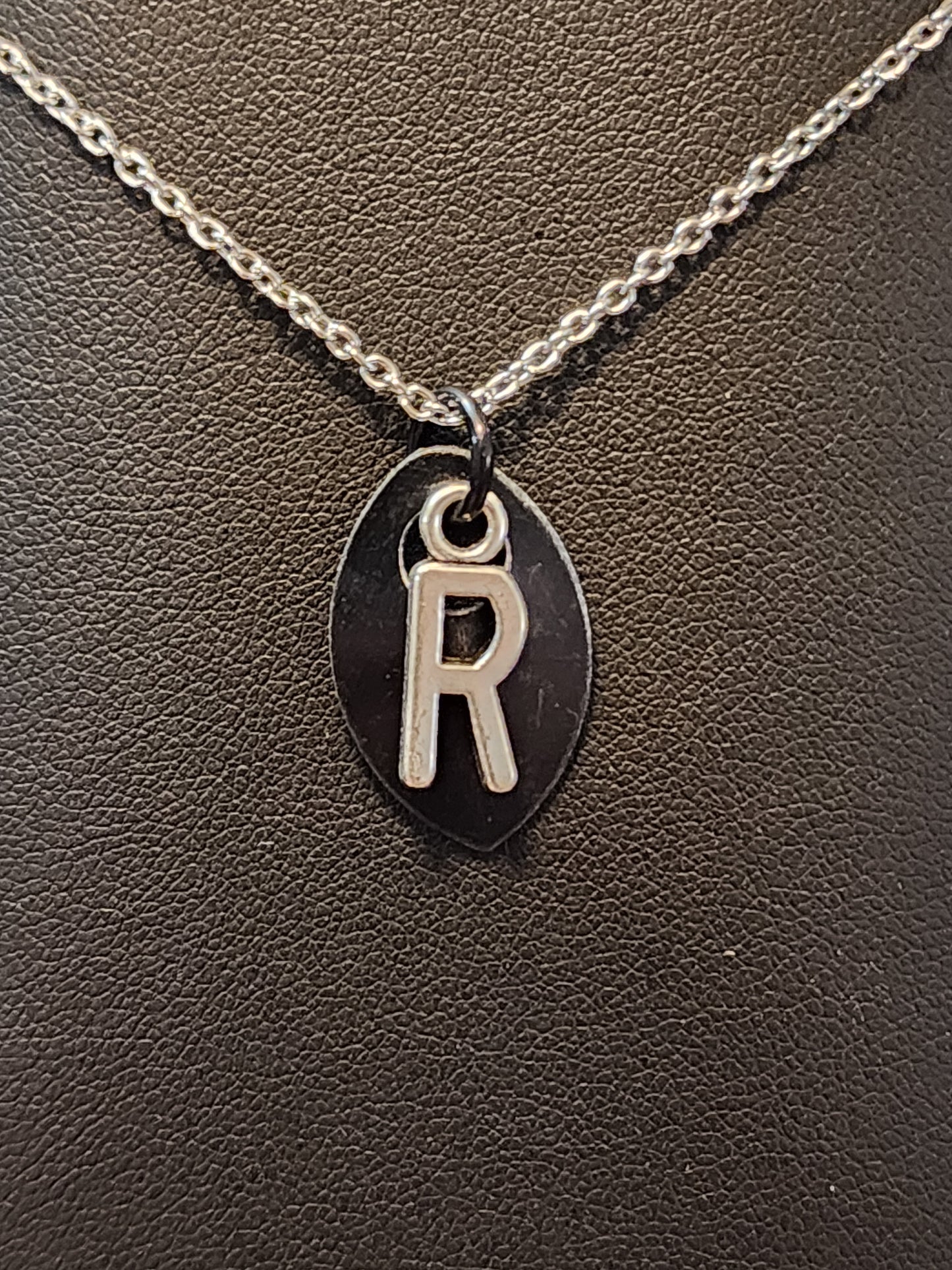 Scalemaille Letter R Initial Necklace