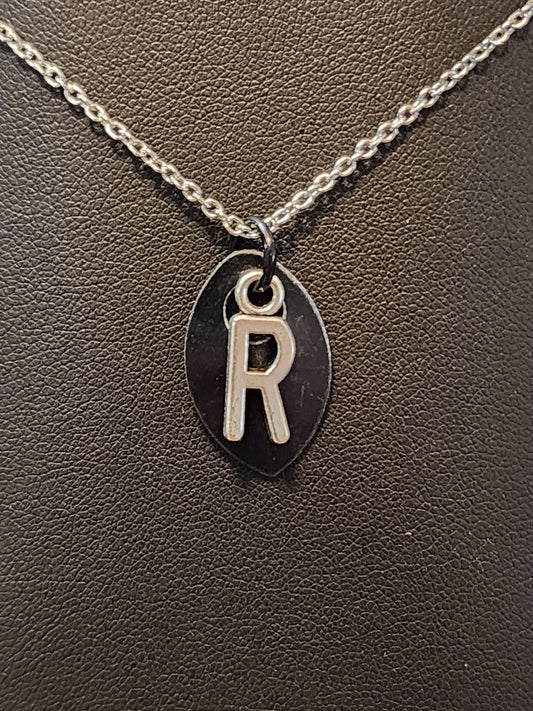 Scalemaille Letter R Initial Necklace