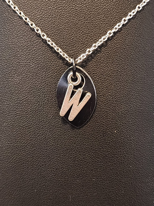 Scalemaille Letter W Initial Necklace