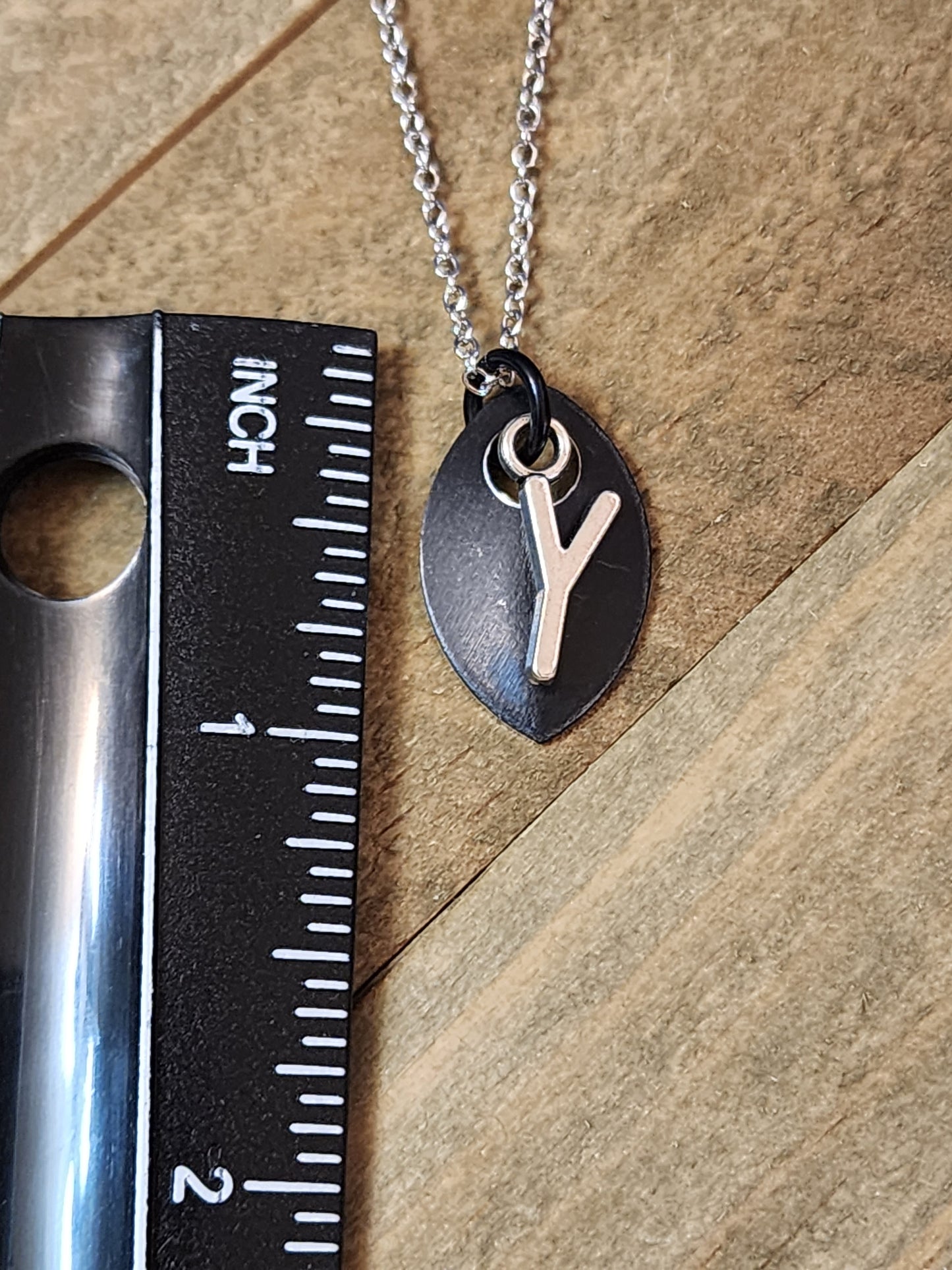 Scalemaille Letter Y Initial Necklace
