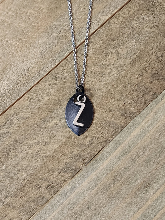Scalemaille Letter Z Initial Necklace