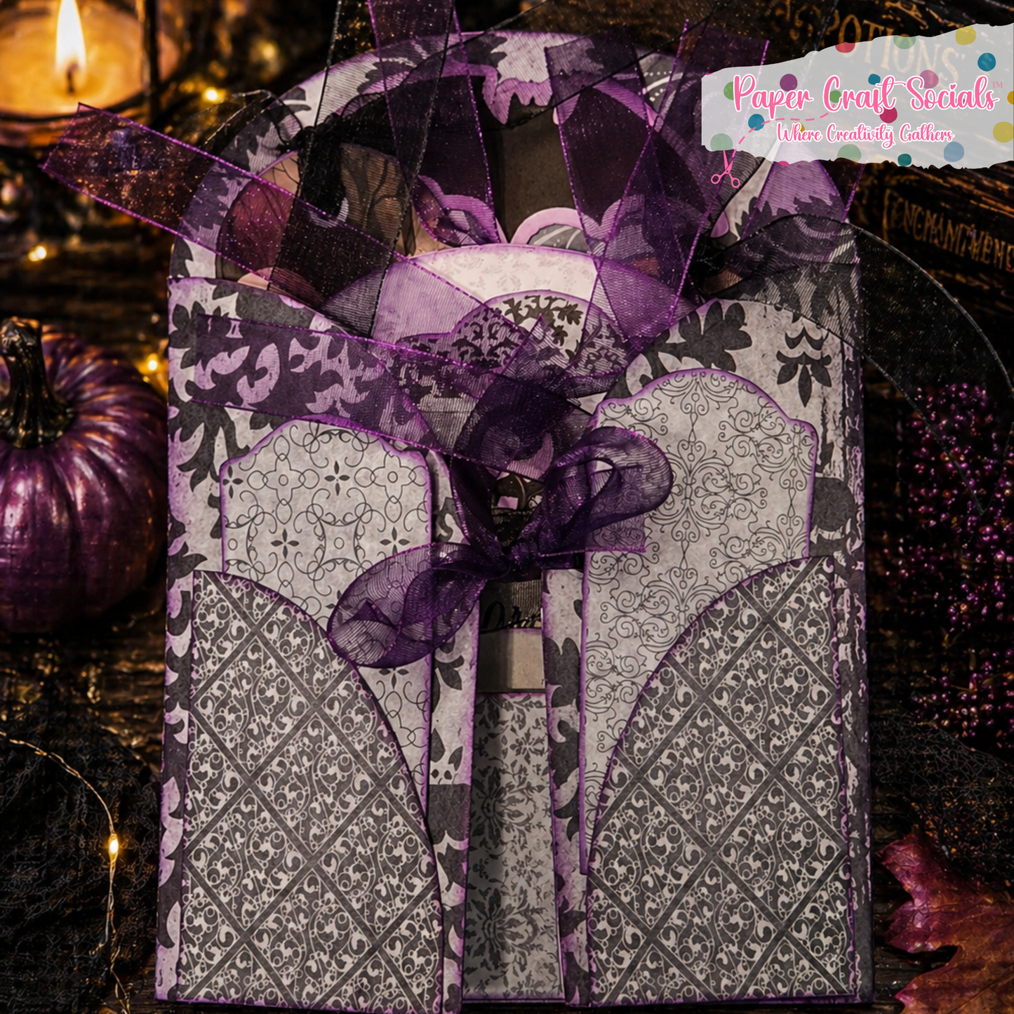 Moody Manor Hidden Tag Folio – Paper Craft Socials (Paper Only)