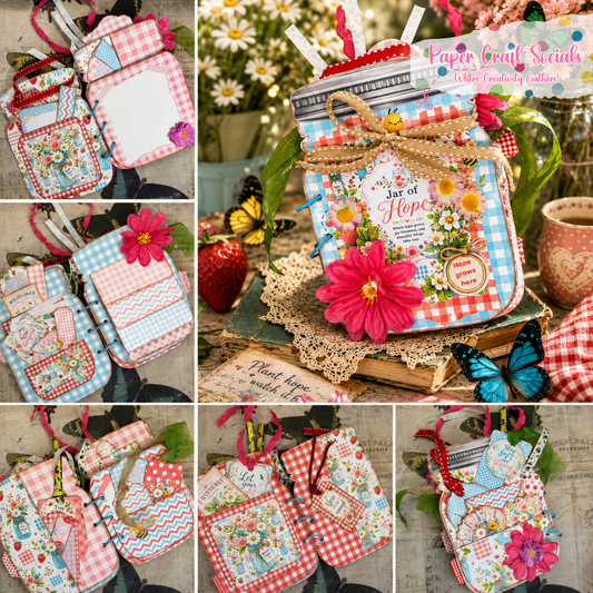 Jar of Hope Junk Journal – Paper Craft Socials (Paper Kit)