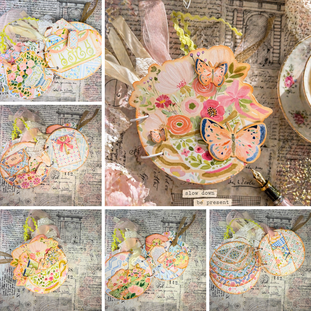 Afternoon Tea Journal – Paper Craft Socials Paper Kit (Paper Only)