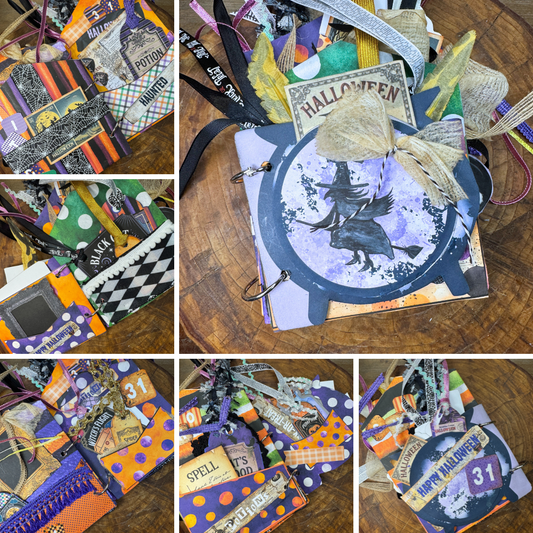 Witches Brew Ring-Bound Junk Journal Kit – Paper Craft Socials Paper Only Kit