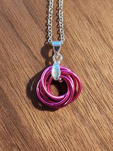 Solid Color Love Knot Necklace Kits