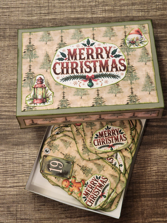 Advent Calendar Tags Paper Craft Kit