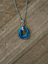 Load image into Gallery viewer, Maui Blue (Bright Blue) Love Knot Pendant
