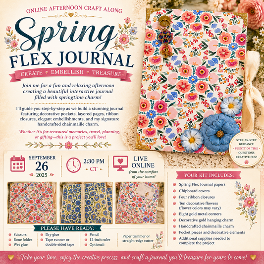 Craft Your Own Spring Flex Journal