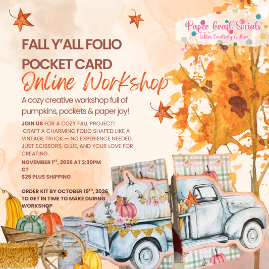 Fall Y’all Folio Pocket Card — Online Workshop
