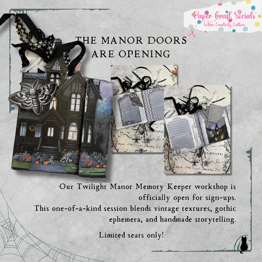 Twilight Manor Memory Keeper Journal Workshop - September 16, 2025