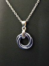 Load image into Gallery viewer, Gunmetal (Gray) Love Knot Pendant
