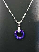 Load image into Gallery viewer, Lilac (Purple) Love Knot Pendant

