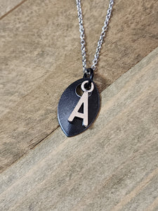 Scalemaille Letter A Initial Necklace