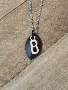 Scalemaille Letter B Initial Necklace