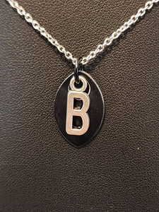 Scalemaille Letter B Initial Necklace