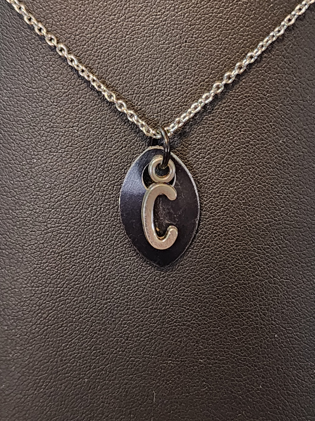 Scalemaille Letter C Initial Necklace