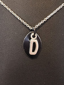 Scalemaille Letter D Initial Necklace