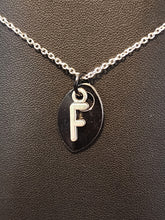 Load image into Gallery viewer, Scalemaille Letter F Initial Necklace
