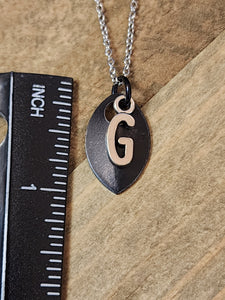 Scalemaille Letter G Initial Necklace