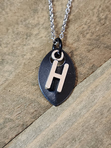 Scalemaille Letter H Initial Necklace