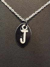 Load image into Gallery viewer, Scalemaille Letter J Initial Necklace
