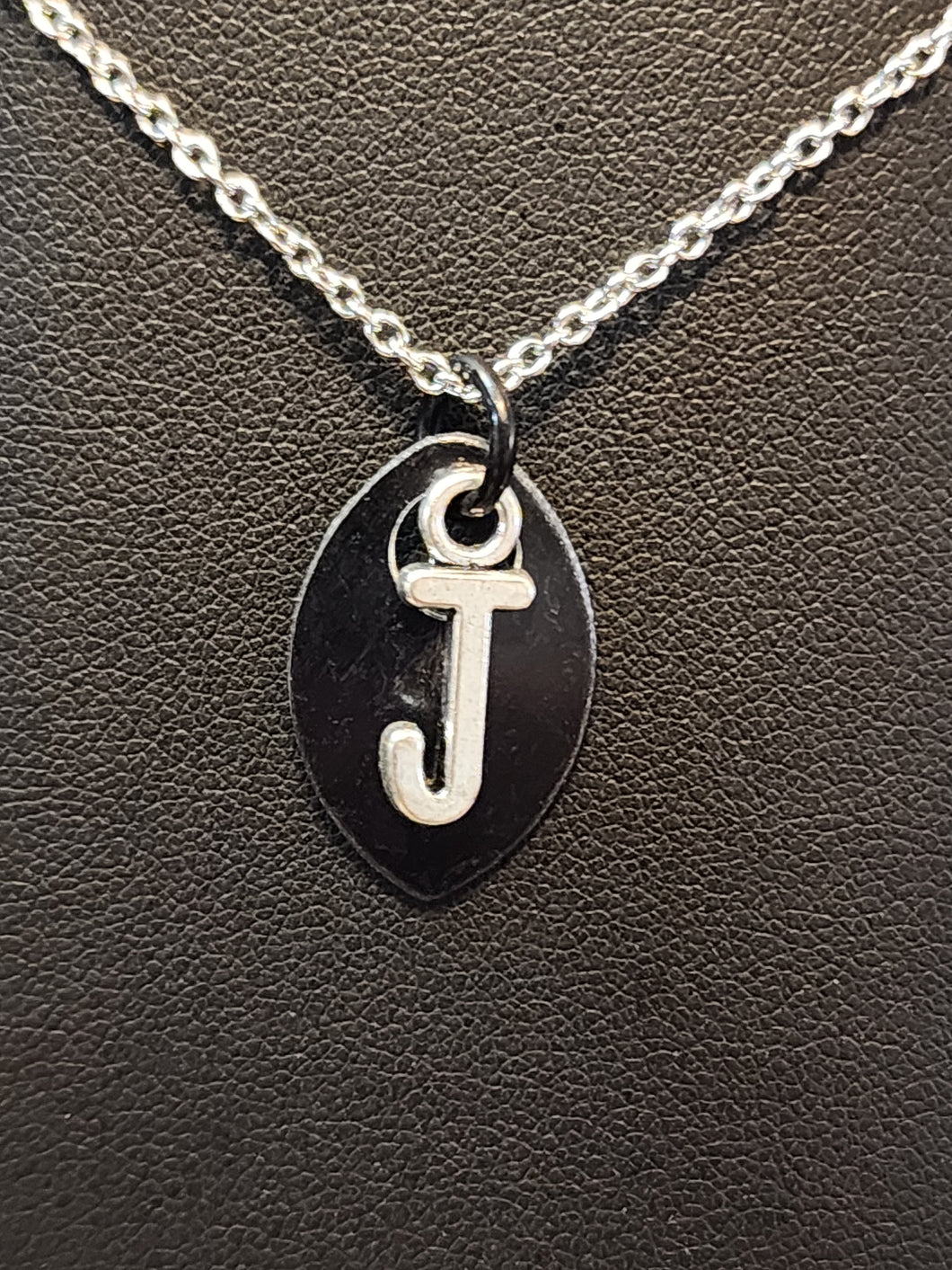 Scalemaille Letter J Initial Necklace