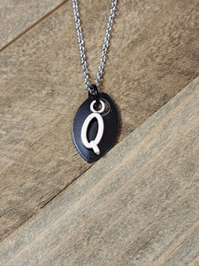 Scalemaille Letter Q Initial Necklace