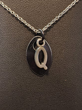 Load image into Gallery viewer, Scalemaille Letter Q Initial Necklace
