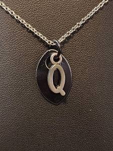 Scalemaille Letter Q Initial Necklace