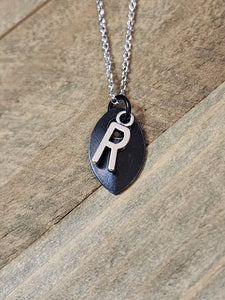 Scalemaille Letter R Initial Necklace