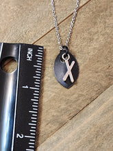 Load image into Gallery viewer, Scalemaille Letter X Initial Necklace

