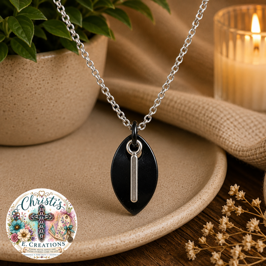 Alphabet Scale Necklace – Letter [I]