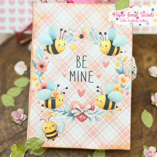 Bee-Mine Pocket Folio – Paper Craft Socials Paper Kit