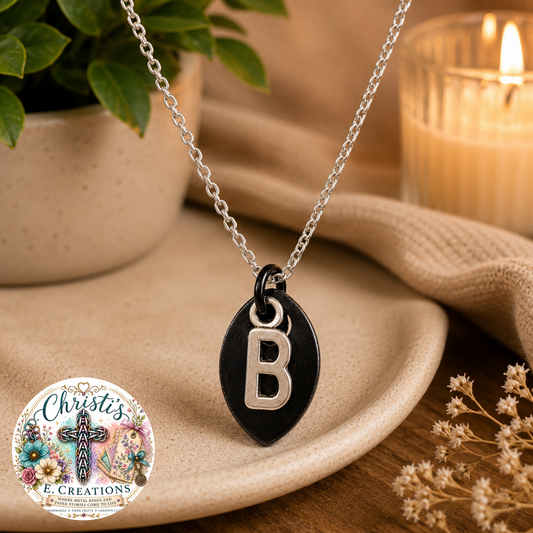 Alphabet Scale Necklace – Letter [B]