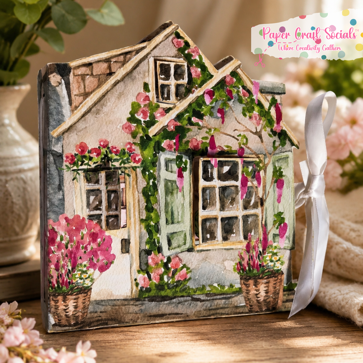 Lil Cottage Junk Journal – Paper Craft Socials (Paper Only)